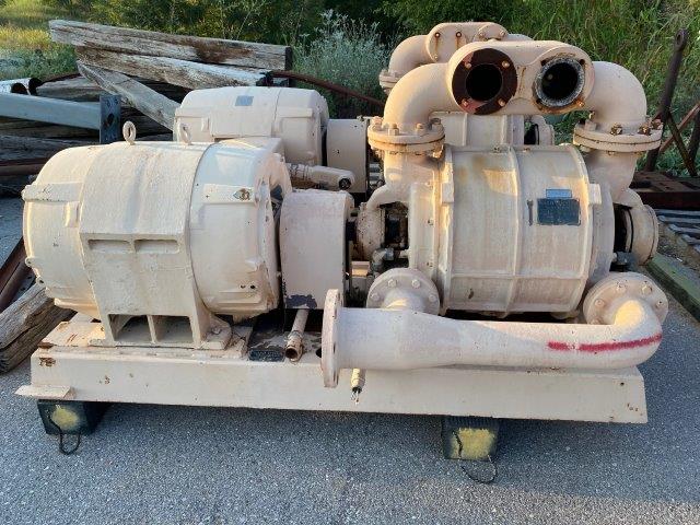 Pair of 1969 Nash Vacuum Pumps with Inlet Separators